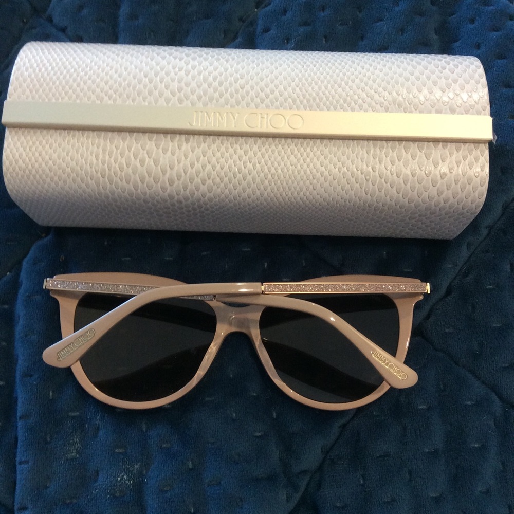 Jimmy Choo Axelle Sunglasses & case - Picture 2 of 7